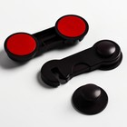 Набор блокираторов дверей, 2 шт., цвет коричневый - фото 107858136