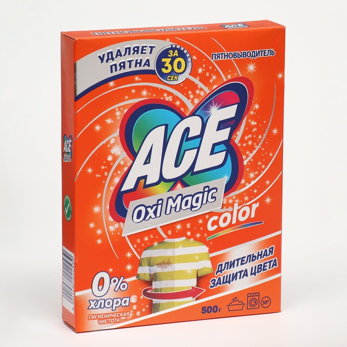 Пятновыводитель Ace Oxi Magic Color, 500 г