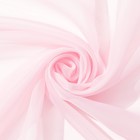 Тюль «Этель» 140×300 см, цвет розовый, вуаль, 100% п/э Тюль «Этель» 140×300 см, цвет розовый, вуаль, 100% п/э