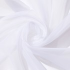 Тюль «Этель» 145×270 см, цвет белый, вуаль, 100% п/э Тюль «Этель» 145×270 см, цвет белый, вуаль, 100% п/э