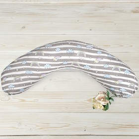 Подушка для беременных, размер 25 × 170 см, принт радуга