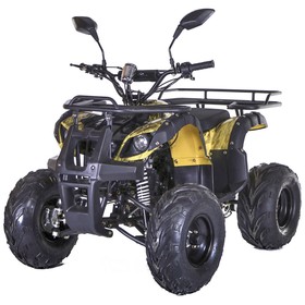 Квадроцикл бензиновый MOTAX ATV Grizlik LUX 125 cc, желтый камуфляж, электростартер, родительский контроль