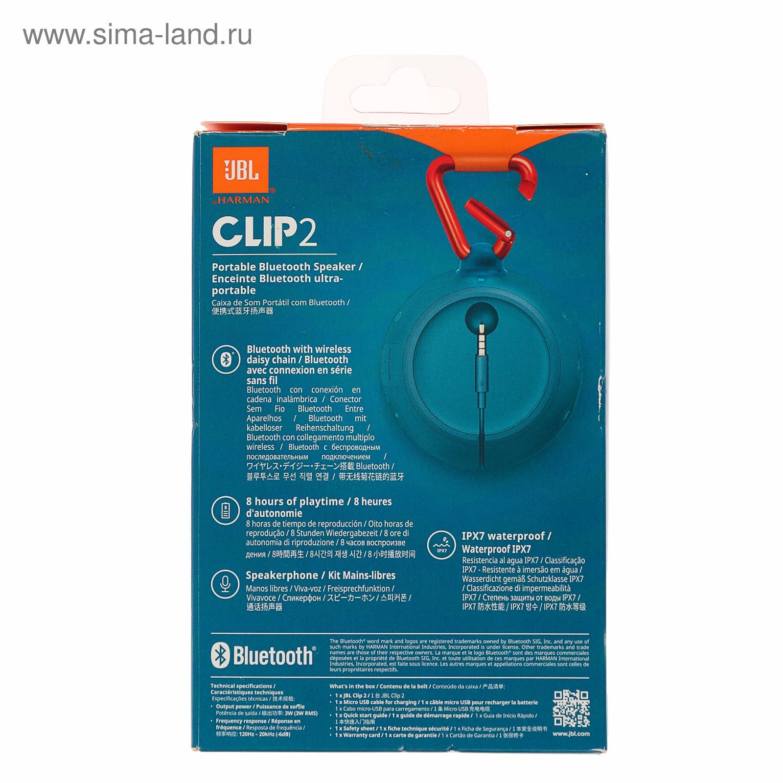 Схема jbl clip 2