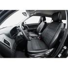 Авточехлы Rival Строчка, задняя спинка раздельная 40/60, Hyundai Creta 2016-2020 2020-н.в., эко-кожа, черные, SC.2302.1 4333917