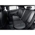 Авточехлы Rival Строчка, задняя спинка раздельная 40/60, Hyundai Creta 2016-2020 2020-н.в., эко-кожа, черные, SC.2302.1 4333917