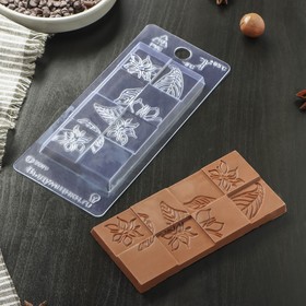 Форма для шоколада и конфет «Лесенка», 7×15×1 см, цвет прозрачный