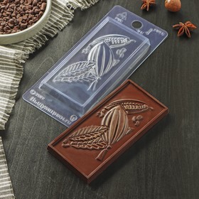 Форма для шоколада «Какао», 7×15×1 см