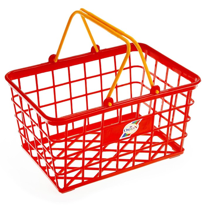 Игрушечная корзина для супермаркета, малая, цвета МИКС