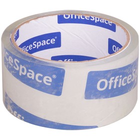 Клейкая лента упаковочная 48мм*40м OfficeSpace, 38мкм, крист чистая, полипропилен 205469