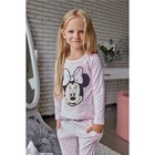 Лонгслив детский Disney "Минни", рост 98-104 (30), розовый Лонгслив детский Disney "Минни", рост 98-104 (30), розовый