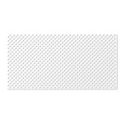 Decorative perforated panel, without frame, Gothic, white, 120х60 cm