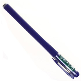 Ручка гелевая 0,5мм синяя, матовый синий корпус