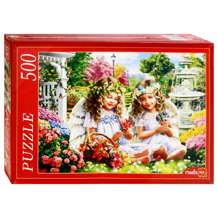 Пазл «Два ангела в саду», 500 элементов - фото 1069263