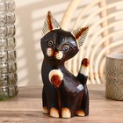 Сувенир дерево "Коричневая кошечка" 5х9х20 см Сувенир дерево "Коричневая кошечка" 5х9х20 см