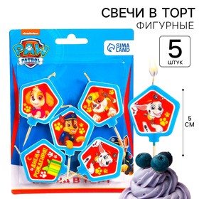 Щенячий патруль. Свеча в торт "С Днем Рождения", PAW Patrol 4265693