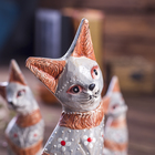 Сувенирный набор "Кошечки с полосками" дерево (высота 20,15,12 см) - фото 799500970