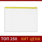 Folder-zipper envelope A4 transparent pocket 120 MCR