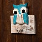 Housekeeper-hook wood "Owl" 5х10х15 cm