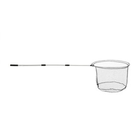 The net fishing, foldable d=60 cm, aluminium handle 1.5 m