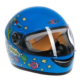 Шлем HIZER 105, размер M, синий, детский