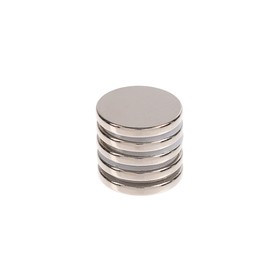 Неодимовый магнит REXANT, диск 15х2 мм, сцепление 2.3 кг, 5 шт. 4370881