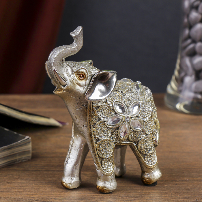 Сувенир &quot;Слон индийский с серебряными ушками&quot;