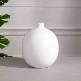 Набор ваз керамических "Агия", цвет белый, 24/33/41 см - фото 7088816