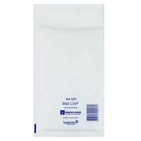 Крафт-конверт с воздушно-пузырьковой плёнкой Mail Lite, 12х21 см, белый