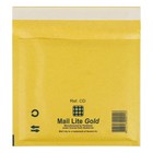 Крафт-конверт с воздушно-пузырьковой плёнкой Mail Lite, 18х16 см, Gold - фото 6631037