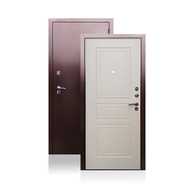 Сейф-дверь ARGUS «Гранд Ясень», 970 × 2050 левая, цвет антик медь / белый ясень