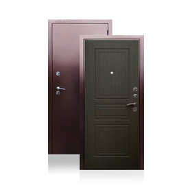 Сейф-дверь ARGUS «Гранд Венге», 970 × 2050 левая, цвет антик медь / венге