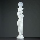 Лампа интерьерная "Девушка стоя" белая, 20х20х100 см - фото 6626246
