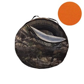 A set of covers for storing wheels 630x210 mm, oxford 240, orange