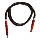 Hose hookah Assorted 1.20 cm -1,80 cm, the mouthpiece of the wood/plastic mix
