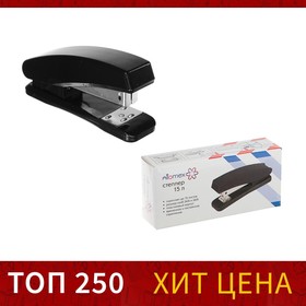 Stapler No. 24/6 and 26/6, up to 15 sheets, Attomex, 2 types of bonding, black