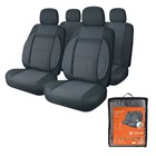 Seat covers universal "MONRO", 11 pred., povysh. comfort, jacquard, dark grey.