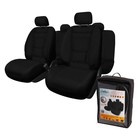 Seat covers universal "MONRO", 11 pred., povysh. comfort, jacquard, black.