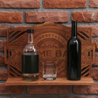Полка под алкоголь Home bar, 45 × 32.5 × 10 см Полка под алкоголь Home bar, 45 × 32.5 × 10 см