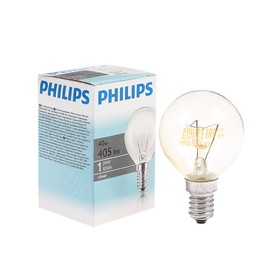 {{photo.Alt || photo.Description || 'Лампа накаливания Philips Stan P45 CL 1CT/10X10, E14, 40 Вт, 230 В'}}