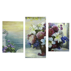 Картина модульная на подрамнике "Букет цветов" 99x65 см. (33х45, 33х50, 33х65) Картина модульная на подрамнике "Букет цветов" 99x65 см. (33х45, 33х50, 33х65)