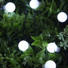 НИТЬ, уличная на солнечной батарее с насад. "Шарик", 4,5 м, Н.Т. LED-30, 2 режима, БЕЛЫЙ 41