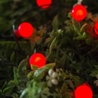 НИТЬ, уличная на солнечной батарее с насад. "Шарик", 4,5 м, Н.Т. LED-30, 2 режима, КРАСНЫЙ