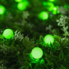 НИТЬ, уличная на солнечной батарее с насад. "Шарик", 4,5 м, Н.Т. LED-30, 2 режима, ЗЕЛЕНЫЙ