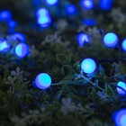 НИТЬ, уличная на солнечной батарее с насад. "Шарик", 4,5 м, Н.Т. LED-30, 2 режима, СИНИЙ 41