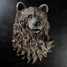 Подвесной декор "Голова Медведя" 60х40см