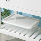 Контейнер для хранения с крышкой Porter, 8 л, 42×32×11 см, цвет слоновая кость Контейнер для хранения с крышкой Porter, 8 л, 42×32×11 см, цвет слоновая кость