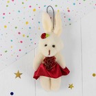 Soft toy-suspension "Bunny in the skirt" MIX color