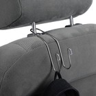 The hook on the headrest, stainless steel