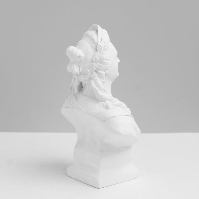 Гипсовая фигура. Известные люди: Бюст Екатерины II, 13.5x8.5x21 см