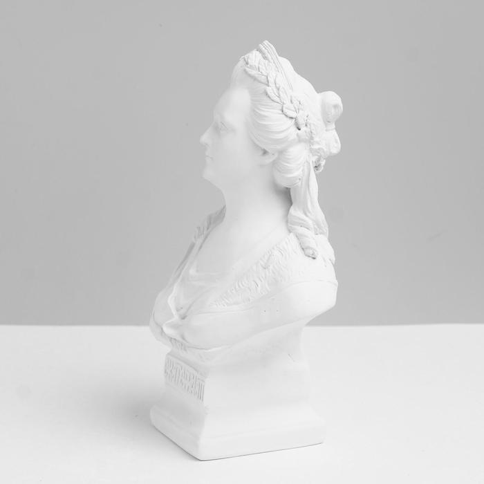 Гипсовая фигура. Известные люди: Бюст Екатерины II, 13.5x8.5x21 см